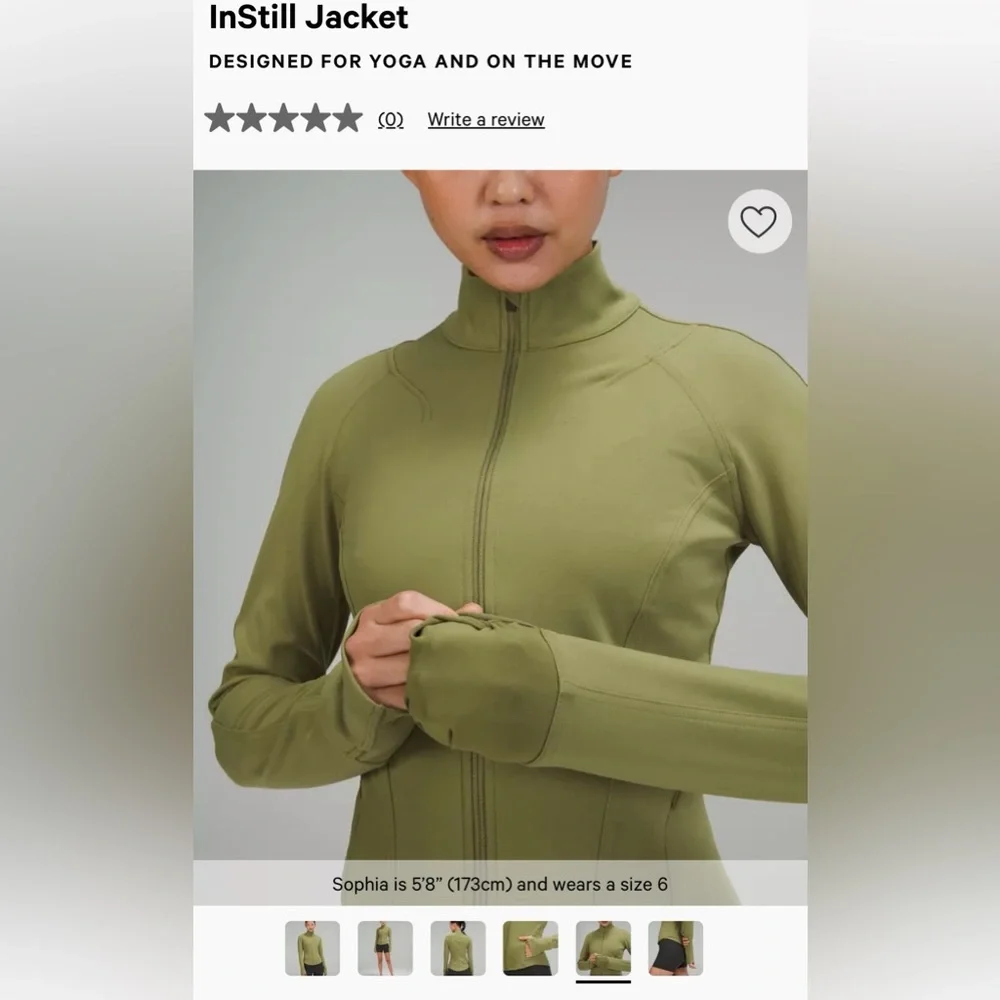 Lululemon InTransit Green Jacket - Picture 3 of 10